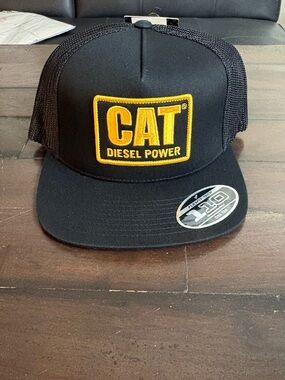 Caterpillar Black and Yellow Diesel Power Trucker Hat